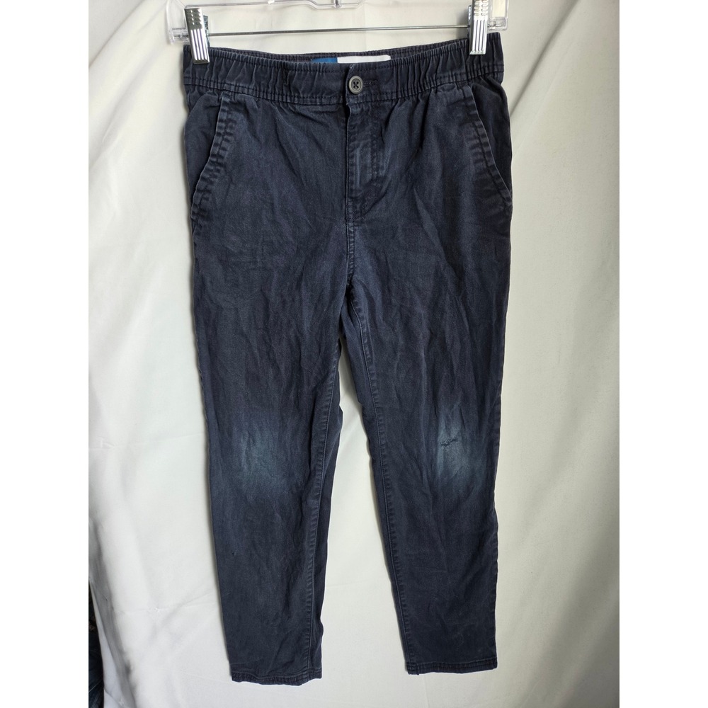 Old Navy Pants Boys Tapered Built-In Flex Dark Blue Stretch GOOD